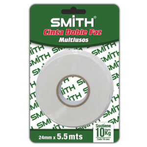Cinta doble faz 24mm x 5.5mts