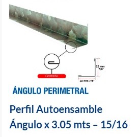 Ángulo 3.05 mts
