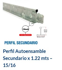 Secundario 1.22 mts